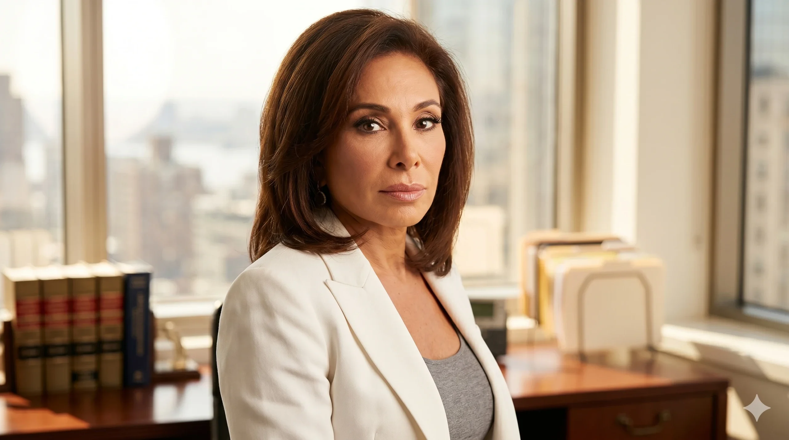 judge jeanine left eye
